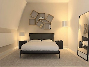 Dom w Otwocku - Sypialnia, styl minimalistyczny - zdjęcie od LIVING ROOM