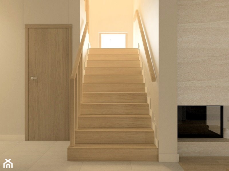 Dom w Otwocku - Schody, styl minimalistyczny - zdjęcie od LIVING ROOM
