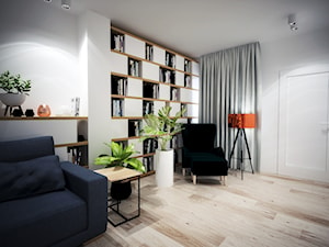 Europejska Resident - Mały biały salon, styl nowoczesny - zdjęcie od Studio projektowania wnętrz''Studio Aranżacji''