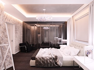 Z głębi duszy - Średnia beżowa sypialnia, styl tradycyjny - zdjęcie od Studio projektowania wnętrz''Studio Aranżacji''