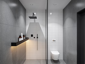 Top Trendy 2018 - Bez okna z punktowym oświetleniem łazienka, styl nowoczesny - zdjęcie od Studio projektowania wnętrz''Studio Aranżacji''