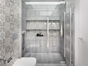łazienka z patchworkiem - zdjęcie od Studio projektowania wnętrz''Studio Aranżacji''