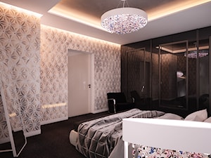 Z głębi duszy - Średnia czarna sypialnia, styl tradycyjny - zdjęcie od Studio projektowania wnętrz''Studio Aranżacji''