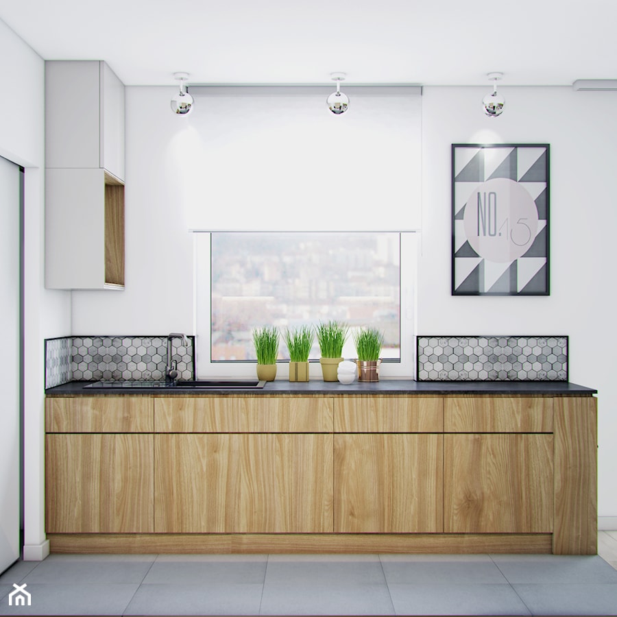 Dom W Grudzicach - Kuchnia, styl nowoczesny - zdjęcie od Studio projektowania wnętrz''Studio Aranżacji''