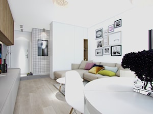Dom W Grudzicach - Salon, styl nowoczesny - zdjęcie od Studio projektowania wnętrz''Studio Aranżacji''