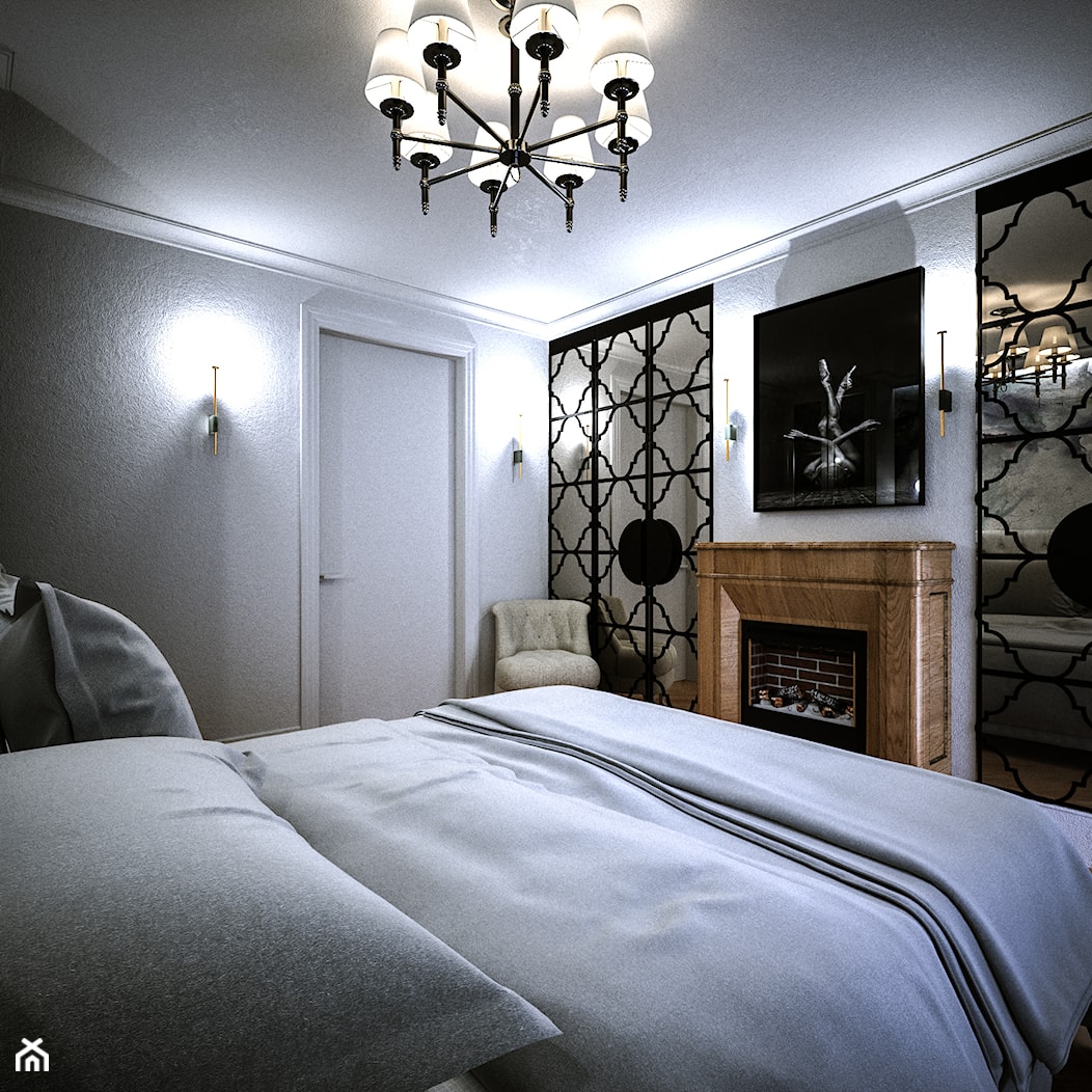 Na Starym mieście - Średnia sypialnia, styl tradycyjny - zdjęcie od Studio projektowania wnętrz''Studio Aranżacji'' - Homebook