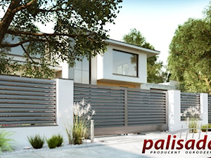 Nowoczesne ogrodzenia aluminiowe AL09 - zdjęcie od PALISADA.PL producent ogrodzeń