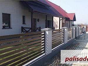 Nowoczesne ogrodzenie aluminiowe AL12 - zdjęcie od PALISADA.PL producent ogrodzeń