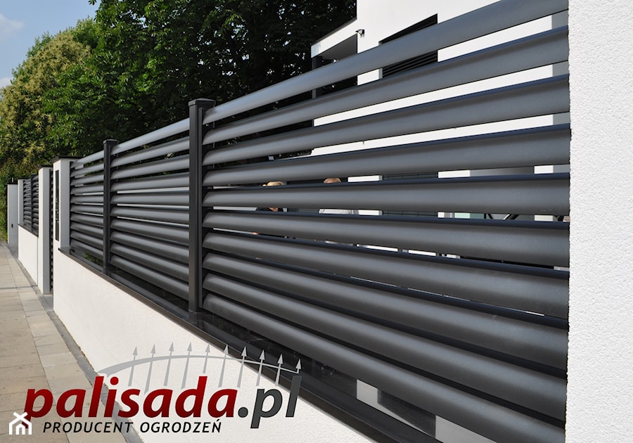Ogrodzenie poziome aluminiowe AL09 - zdjęcie od PALISADA.PL producent ogrodzeń