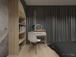 Księżycowa sypialnia - Sypialnia, styl nowoczesny - zdjęcie od Polilinia Design