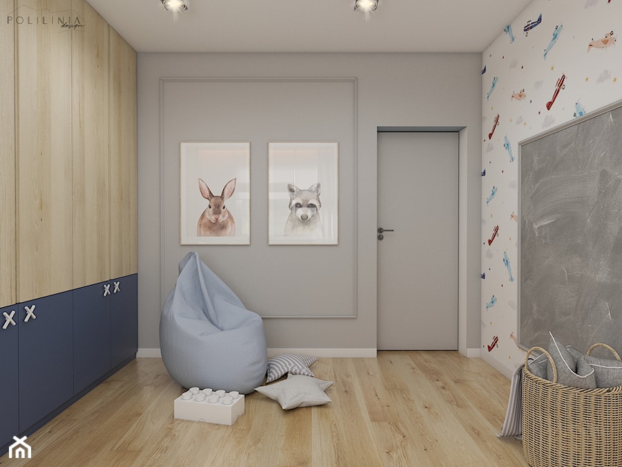 Pokój chłopczyka z motywem samolotów - Pokój dziecka, styl nowoczesny - zdjęcie od Polilinia Design