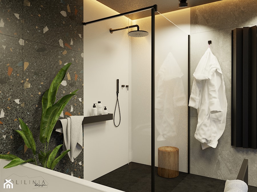 Łazienka w naturze - Łazienka, styl nowoczesny - zdjęcie od Polilinia Design