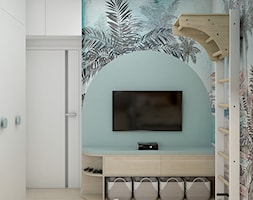 Tropikalny pokój dla rodzeństwa - Pokój dziecka, styl nowoczesny - zdjęcie od Polilinia Design - Homebook