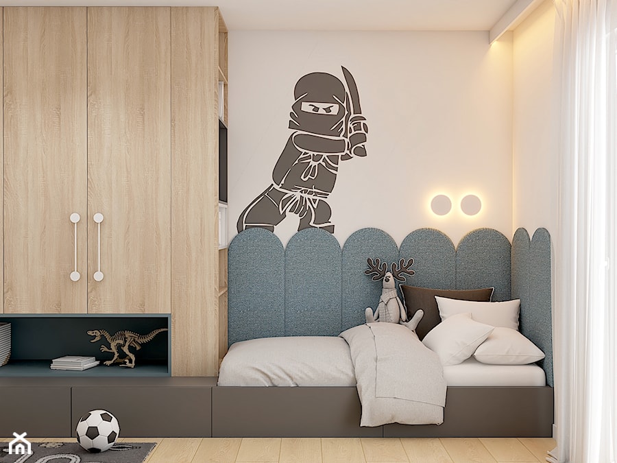 Pokój dla chłopca - Knurów - Pokój dziecka, styl nowoczesny - zdjęcie od Polilinia Design