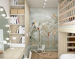 Szałwiowy pokój dla rodzeństwa - Pokój dziecka, styl nowoczesny - zdjęcie od Polilinia Design - Homebook