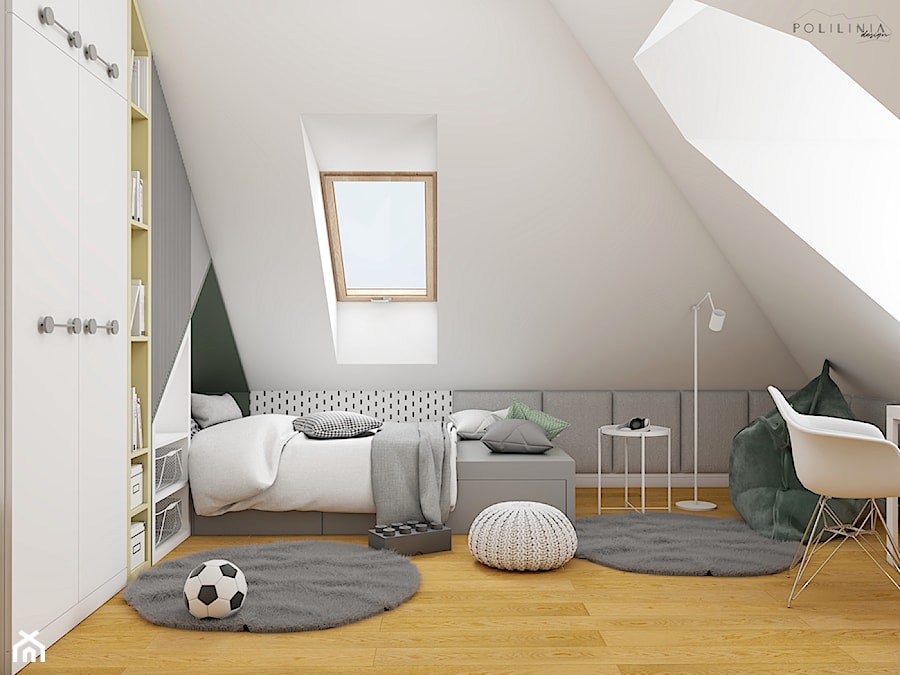 Pokój Olka - dom Zakrzew - Pokój dziecka, styl nowoczesny - zdjęcie od Polilinia Design