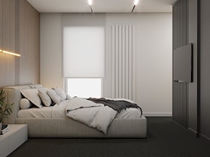 Mieszkanie w Warszawie - Sypialnia, styl nowoczesny - zdjęcie od Polilinia Design