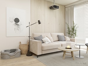 Projekt mieszkania - Warszawa - Salon, styl nowoczesny - zdjęcie od Polilinia Design
