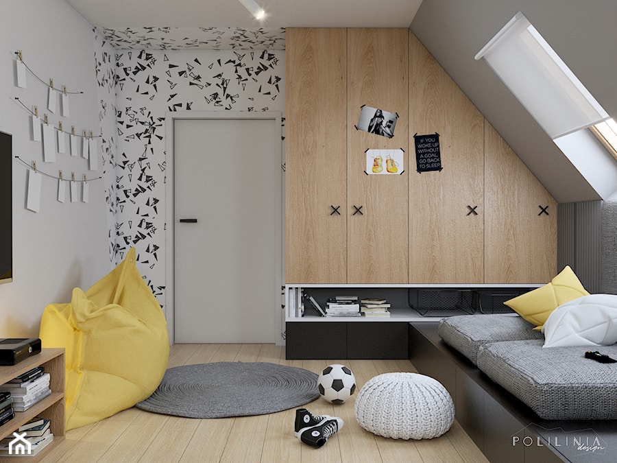 Pokój nastolatka - dom Andrychów - Pokój dziecka, styl nowoczesny - zdjęcie od Polilinia Design