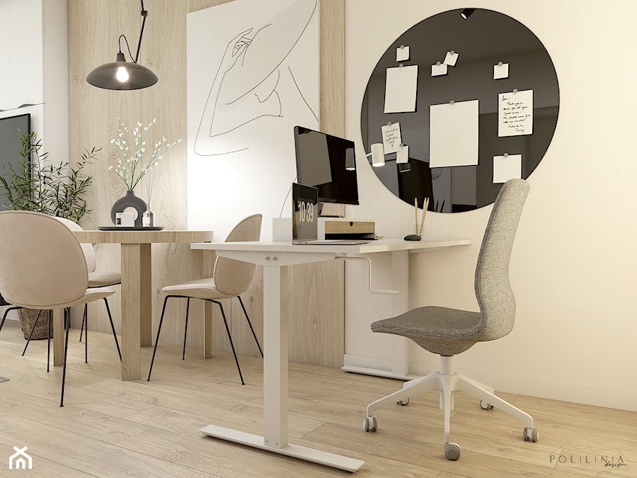 Projekt mieszkania - Warszawa - Salon, styl nowoczesny - zdjęcie od Polilinia Design