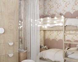 Pokój dla dwóch dziewczynek - Lidzbark Warmiński - Pokój dziecka, styl nowoczesny - zdjęcie od Polilinia Design - Homebook