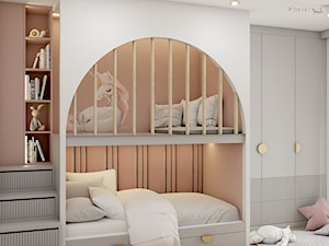 Pokój dla dziewczynki - Baszkówka - Pokój dziecka, styl nowoczesny - zdjęcie od Polilinia Design