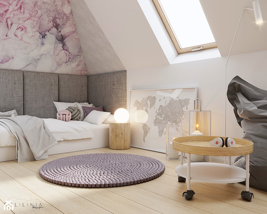 Pokój nastolatki - dom Andrychów - Pokój dziecka, styl nowoczesny - zdjęcie od Polilinia Design