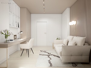 Eleganckie mieszkanie - Warszawa - Biuro, styl nowoczesny - zdjęcie od Polilinia Design