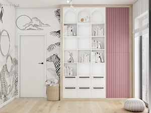 Pokój dla dziewczynki - Dębe Wielkie - Pokój dziecka, styl nowoczesny - zdjęcie od Polilinia Design