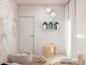 Dom Baszkówka - szeregowiec w eleganckim wydaniu - Pokój dziecka, styl nowoczesny - zdjęcie od Polilinia Design