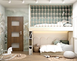 Szałwiowy pokój dla rodzeństwa - Pokój dziecka, styl nowoczesny - zdjęcie od Polilinia Design - Homebook