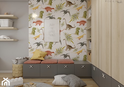 Pokój chłopczyka z motywem dinozaurów - Pokój dziecka, styl nowoczesny - zdjęcie od Polilinia Design