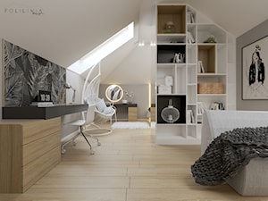 Pokój nastolatki - dom Piekary Śląskie - Pokój dziecka, styl nowoczesny - zdjęcie od Polilinia Design