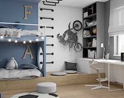 Pokój dwóch chłopców - Pokój dziecka, styl nowoczesny - zdjęcie od Polilinia Design - Homebook
