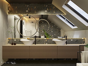 Łazienka w naturze - Łazienka, styl nowoczesny - zdjęcie od Polilinia Design