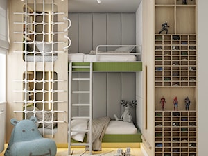 Tropikalny pokój dla dwóch chłopców - Pokój dziecka, styl nowoczesny - zdjęcie od Polilinia Design