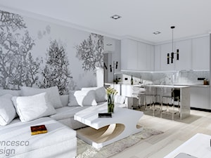 Apartament klasyczny w wersji szarej - zdjęcie od FRANCESCO DESIGN