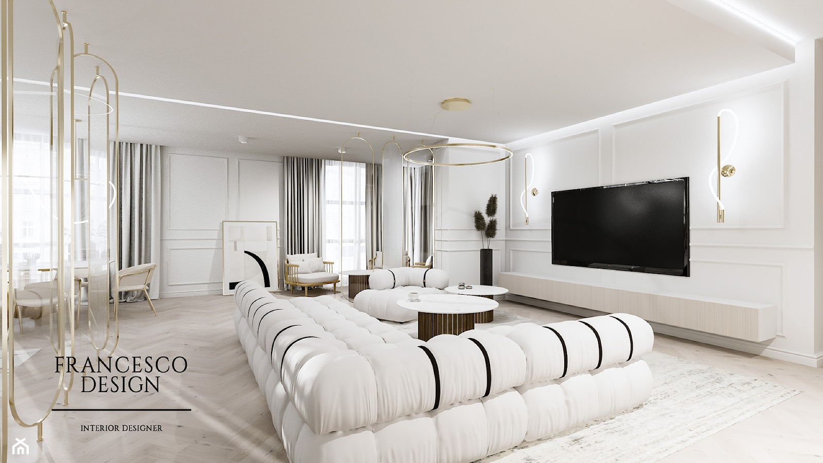 Apartament modern classic - zdjęcie od FRANCESCO DESIGN - Homebook