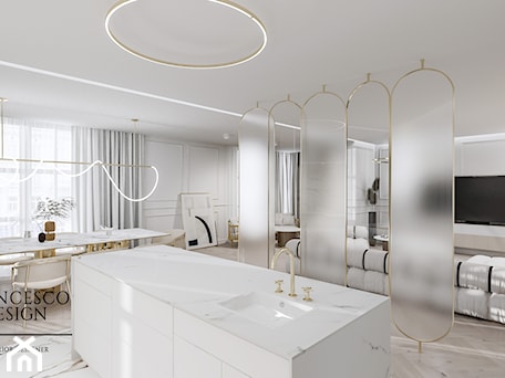 Aranżacje wnętrz - Kuchnia: Apartament modern classic - FRANCESCO DESIGN . Przeglądaj, dodawaj i zapisuj najlepsze zdjęcia, pomysły i inspiracje designerskie. W bazie mamy już prawie milion fotografii!