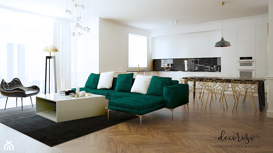 Apartament Na Woli, 127,78m². - zdjęcie od Decoroso Architektura Wnętrz