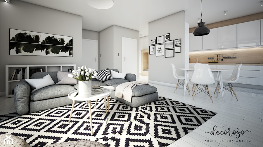 Apartament Na Powiślu, 62,9 M² - zdjęcie od Decoroso Architektura Wnętrz