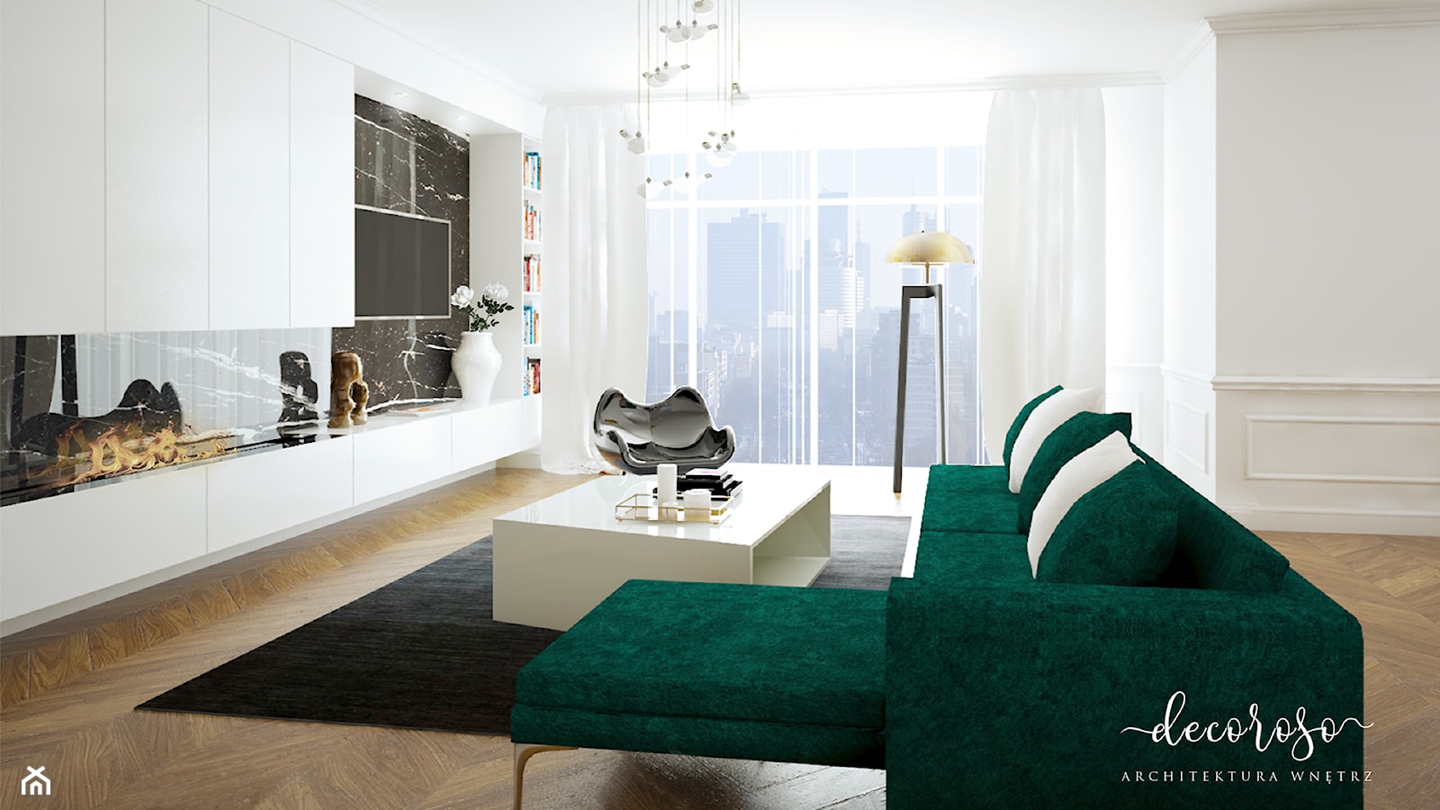 Apartament Na Woli, 127,78m². - zdjęcie od Decoroso Architektura Wnętrz - Homebook