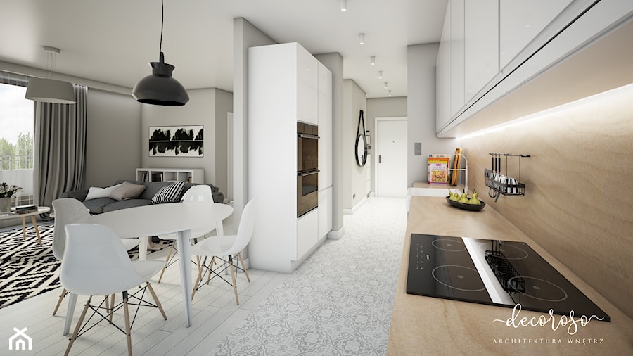 Apartament Na Powiślu, 62,9 M² - zdjęcie od Decoroso Architektura Wnętrz