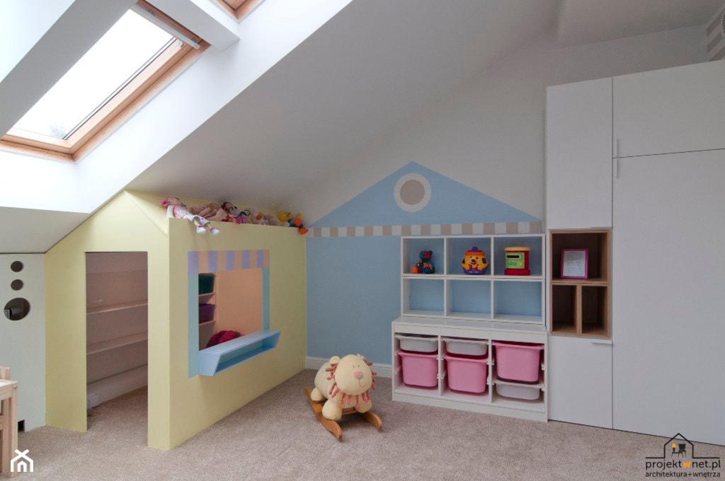 Pokój Małej Poli - Pokój dziecka, styl nowoczesny - zdjęcie od PROJEKTwNET - Architektura&Wnętrza - Homebook