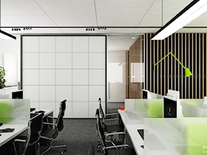 AxHelpers | Lublin - Duże białe biuro, styl nowoczesny - zdjęcie od H+ Architektura
