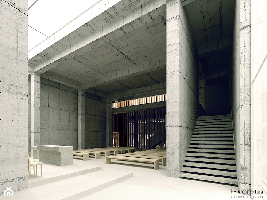 Seminarium Duchowne | Lublin - Wnętrza publiczne, styl nowoczesny - zdjęcie od H+ Architektura