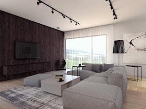 minimalism house - Salon, styl minimalistyczny - zdjęcie od KIECZ.studio projektowe