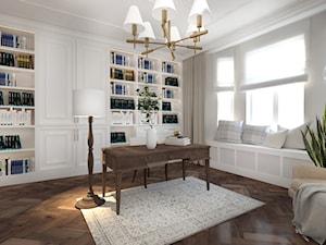 klasyczny gabinet - Biuro, styl tradycyjny - zdjęcie od KIECZ.studio projektowe