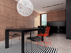 parter domu jednorodzinnego - Kuchnia, styl nowoczesny - zdjęcie od KIECZ.studio projektowe