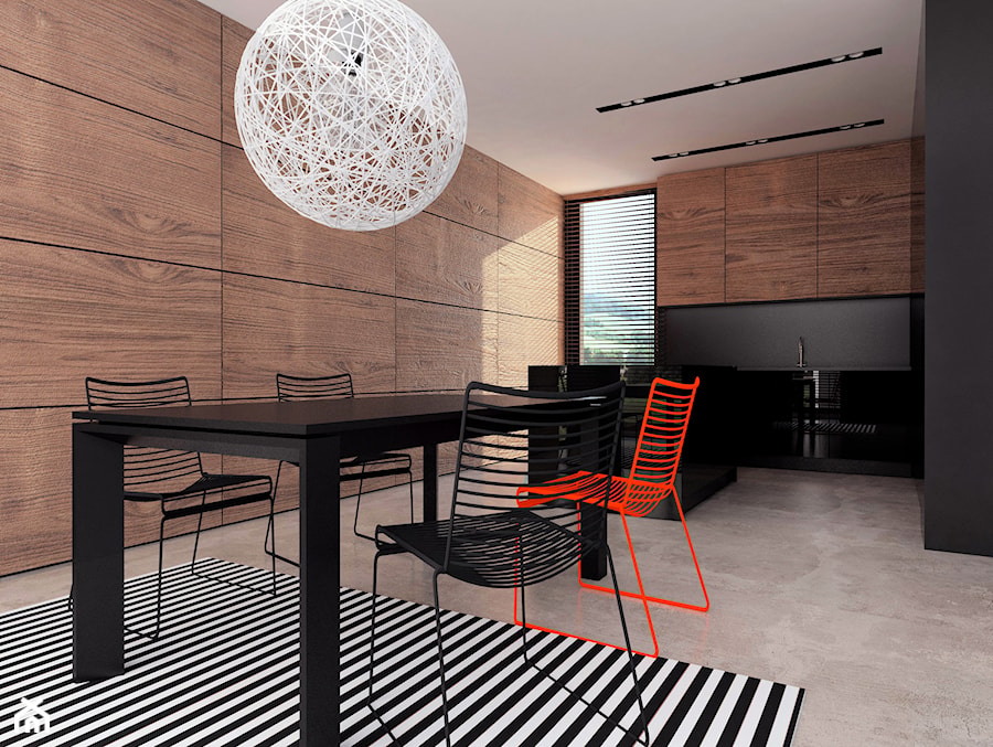 parter domu jednorodzinnego - Kuchnia, styl nowoczesny - zdjęcie od KIECZ.studio projektowe